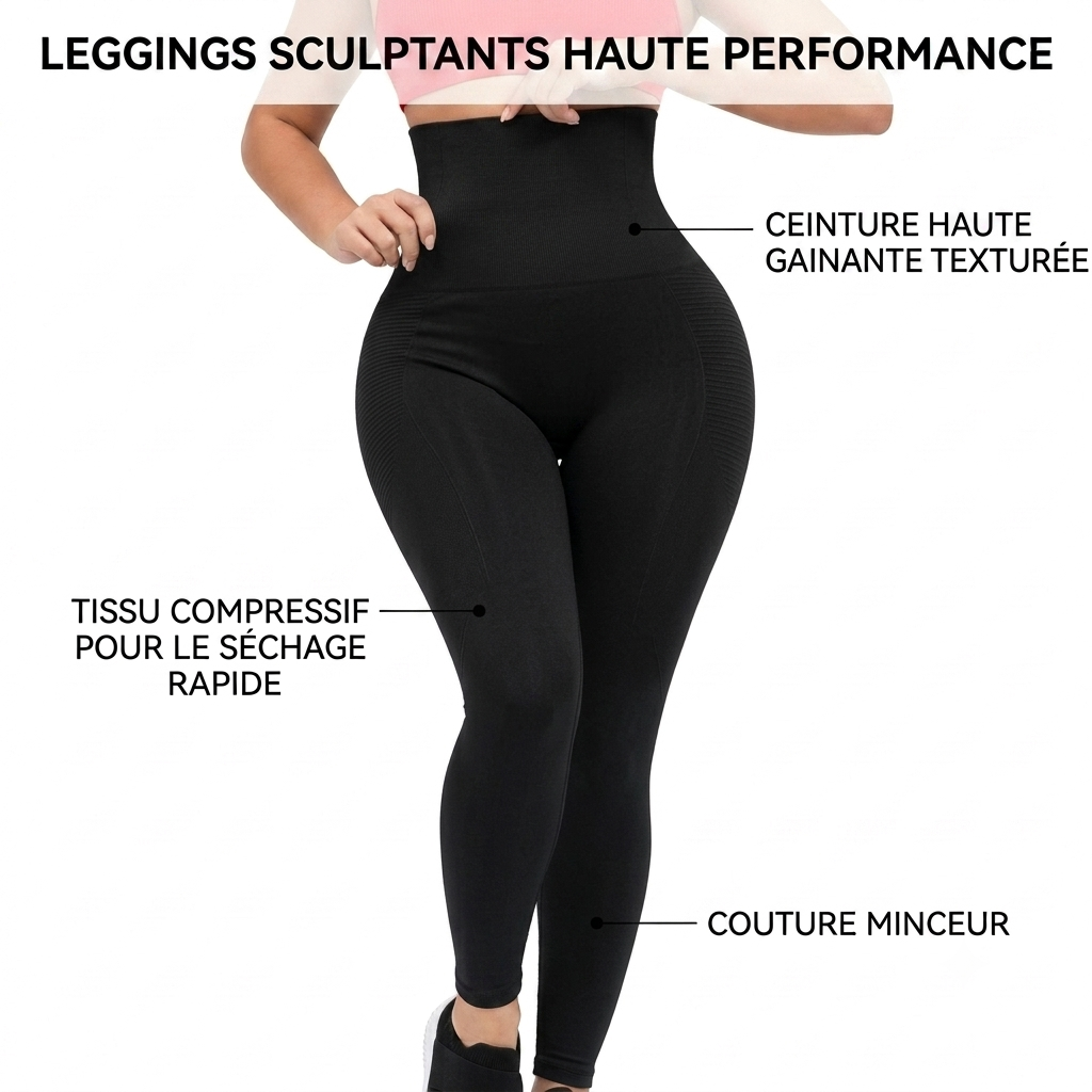 Réduisez l'apparence de la cellulite et brûlez jusqu'à 2× plus de calories grâce au legging Nuéa.